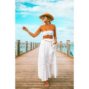 Spell & Gypsy Hanging Rock Maxi Skirt M EUC